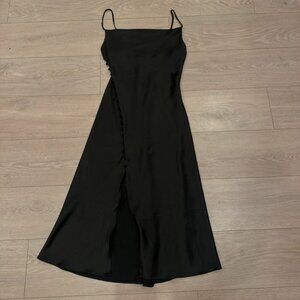 Alemais long black dress